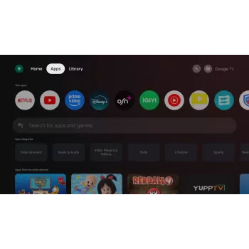 TORNADO 65UA3400X 65 collu Google TV ar 4K UHD un HDR10