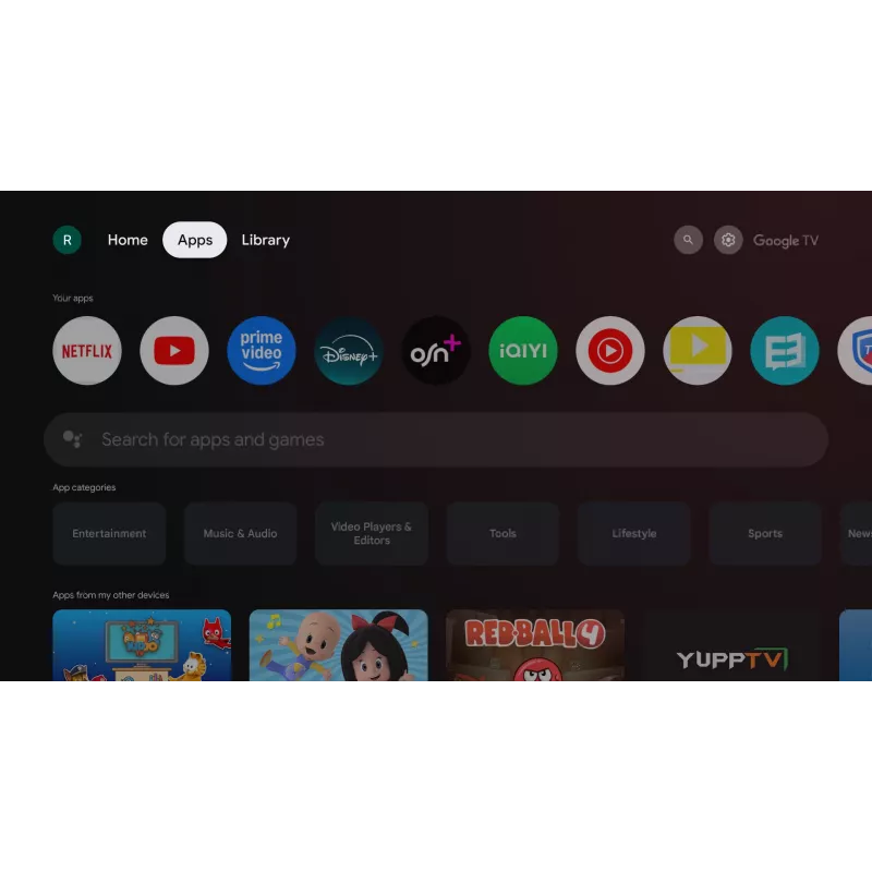 TORNADO 65UA3400X 65 collu Google TV ar 4K UHD un HDR10
