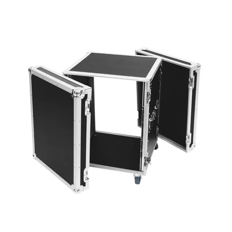 Flight case Roadinger 3010982C Saplāksnis Melns 28.7 kg