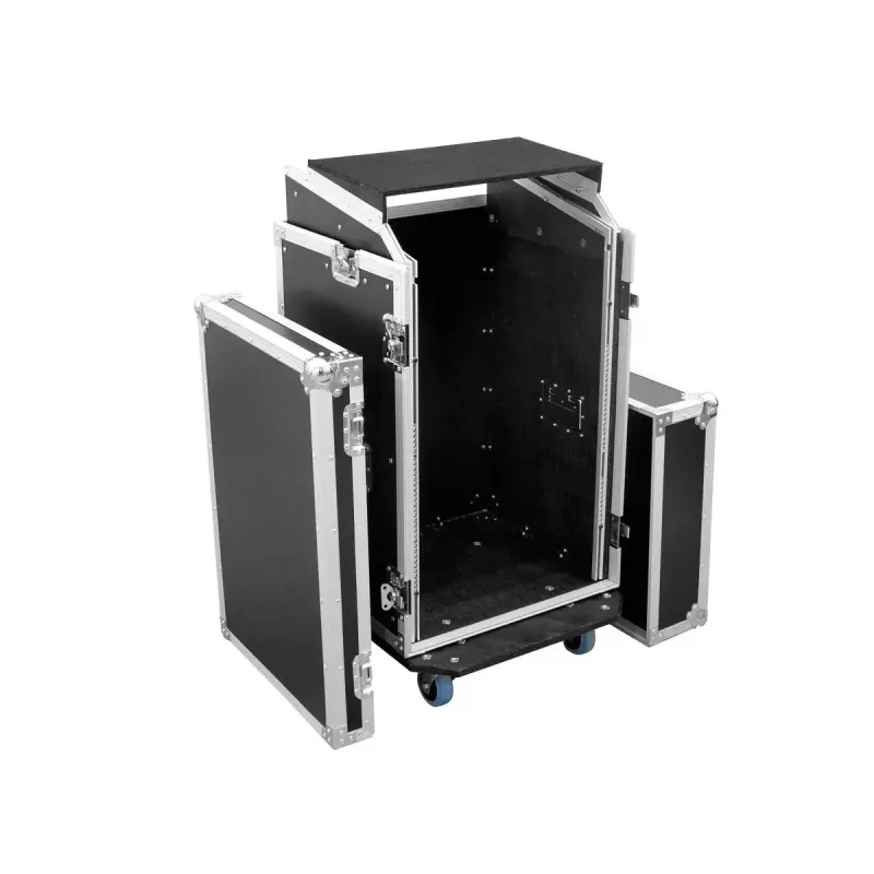 Flight case Roadinger 3011000P Saplāksnis Melns 35.4 kg