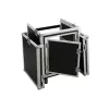 Flight case Roadinger 3010999M Saplāksnis Melns Sudrabs 25 kg