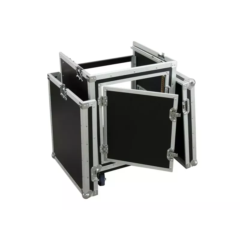 Flight case Roadinger 3010999M Saplāksnis Melns Sudrabs 25 kg