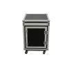 Flight case Roadinger 3010999M Saplāksnis Melns Sudrabs 25 kg