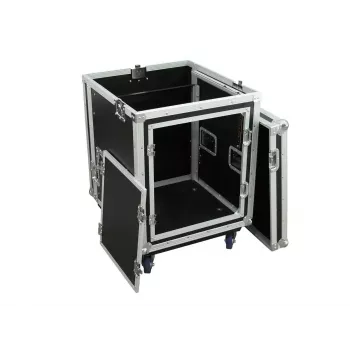 Flight case Roadinger 3010999M Saplāksnis Melns Sudrabs 25 kg
