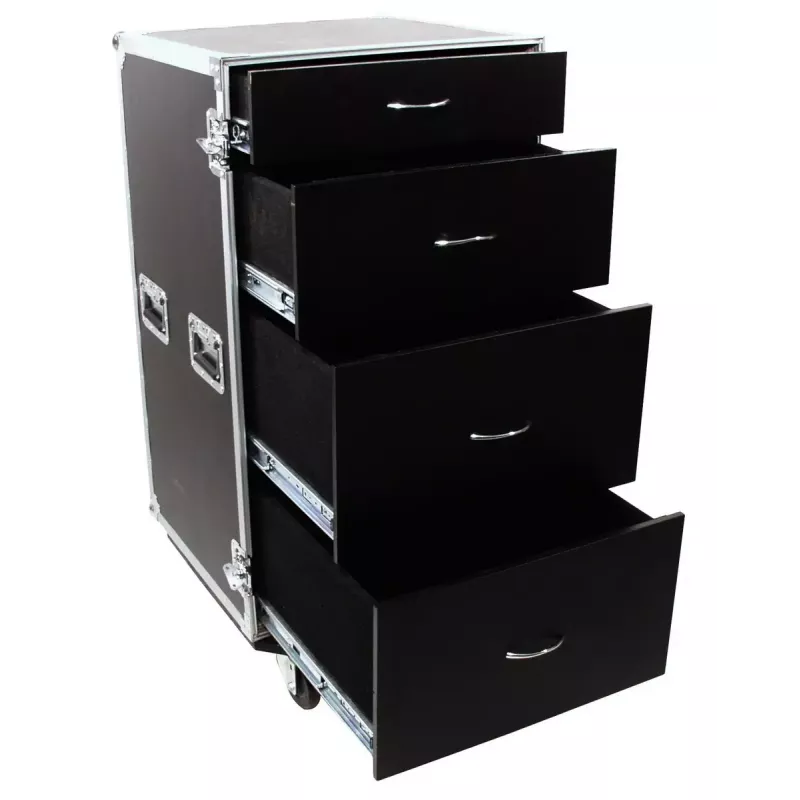 Flight case Roadinger 30126432 Saplāksnis Melns Sudrabs 64.5 kg