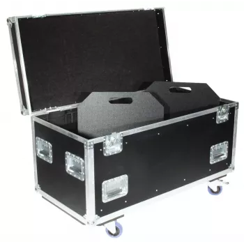 Flight case Roadinger 30126410 Saplāksnis Melns Sudrabs 46.5 kg