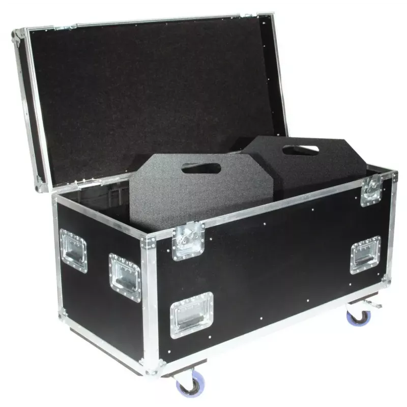 Flight case Roadinger 30126410 Saplāksnis Melns Sudrabs 46.5 kg