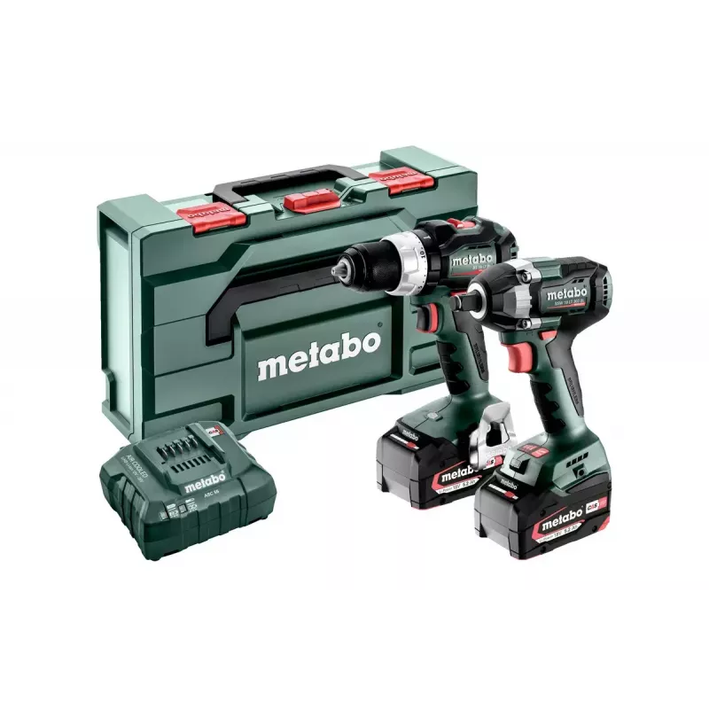 Skrūvgriezis Metabo SET 2.9.3 18V 2100 RPM Melns, Zaļš, Sarkans
