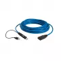 USB pagarinātāja kabelis Icron 00-00351 USB 3.2 Gen 1 15m USB A melns/zils