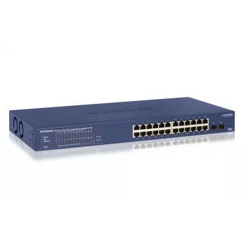 NETGEAR GS724TP pārvaldāms L2/L3/L4 Gigabit Ethernet (10/100/1000) PoE slēdzis 1U melns/pelēks