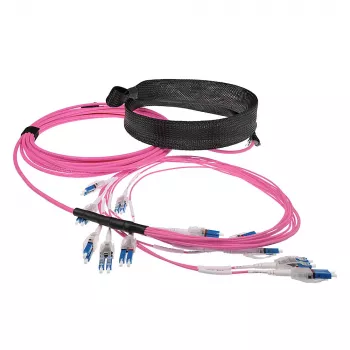 ACT 45 m multimodes šķiedras kabelis OM4 50/125, 24 šķiedras, LC Polarity Twist