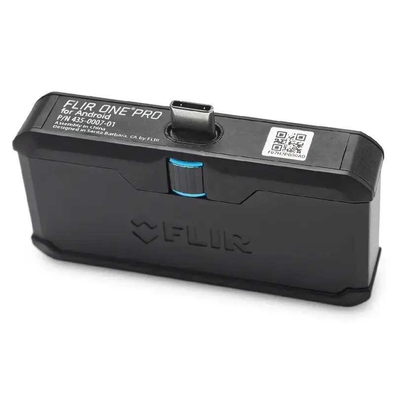 Termokamera FLIR FP3IC 160×120 px, 8.7 Hz, NETD 150 mK, -20–400 °C, USB‑C, metāla korpuss