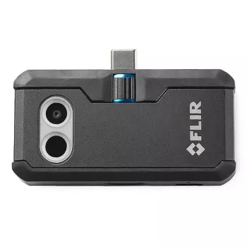 Termokamera FLIR FP3IC 160×120 px, 8.7 Hz, NETD 150 mK, -20–400 °C, USB‑C, metāla korpuss