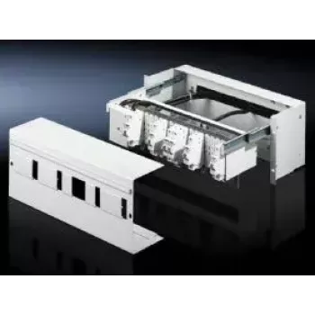 Rittal Energy-Box 7480.300 kabeļu savienojumu kārba, 3U, 19", RAL 7035