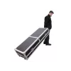 Cietais futrālis Roadinger 30124208 DJ galdam Saplāksnis Melns Sudrabs