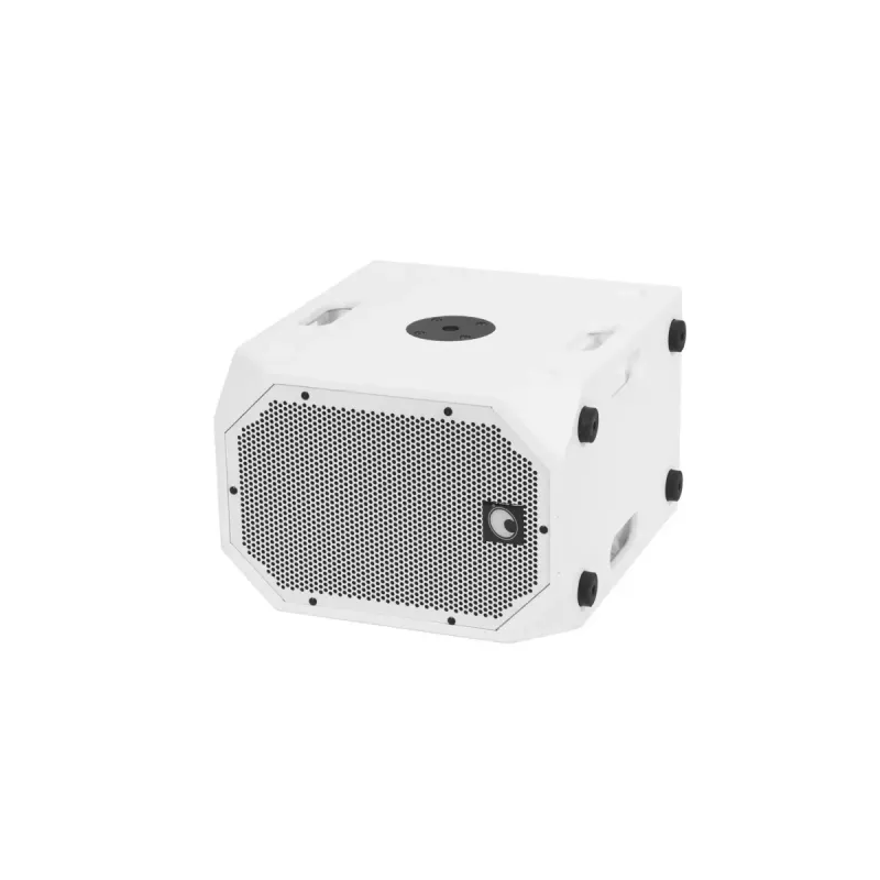 Aktīvais zemfrekvenču skaļrunis Omnitronic BOB-10A Balts