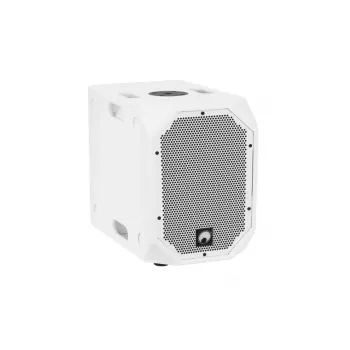 Aktīvais zemfrekvenču skaļrunis Omnitronic BOB-10A Balts