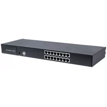 Intellinet Modular 16-Port CAT5 VGA KVM Slēdzis, saderīgs ar 507622, 507738, 507981, 507998, 508025, 508032, 508049 & 508056