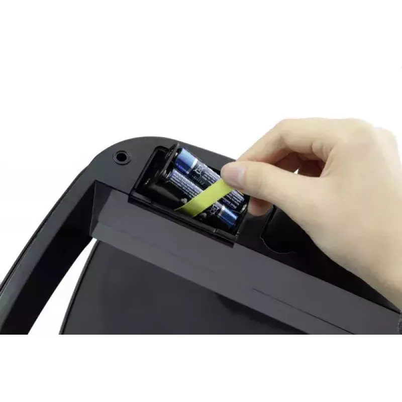 Durable TOUCH 21L taisnstūra atkritumu tvertne, nerūsējošais tērauds, melns/sudrabs