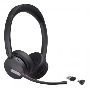 Yealink BH70 Dual Teams USB-C/A Bezvadu Austiņas, Birojs/Zvanu centrs, Melnas