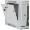 Intellinet 19 inch tīkla skapis - sienas stiprinājums (standarta), 6U, 450mm dziļš, pelēks, salikts, max 60kg, piemērots arī lietošanai uz galda vai grīdas, lietderīgais dziļums 350mm, metāla un stikla durvis, aizmugures panelis, noņemami sāni, sienas montāža