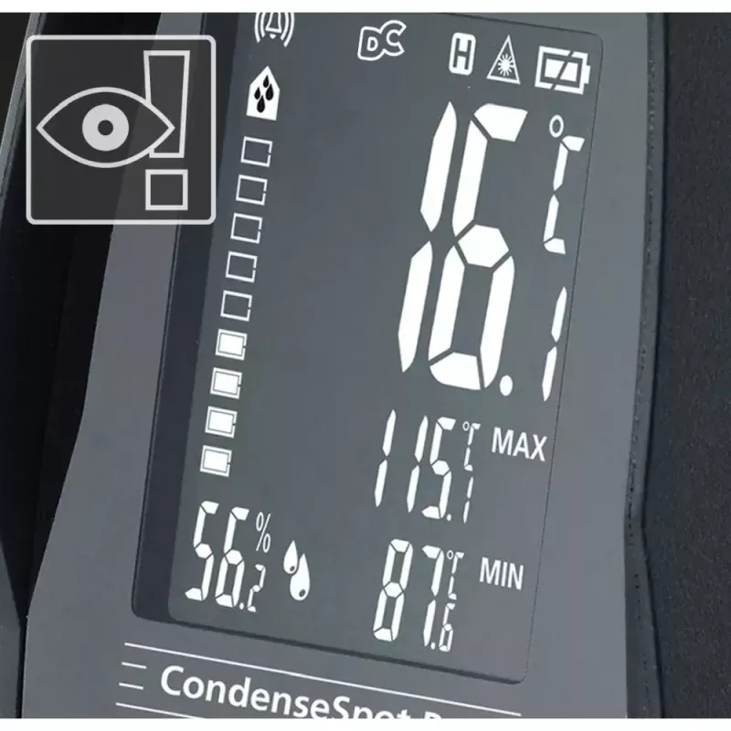 Laserliner CondenseSpot Pro klimata, mitruma un temperatūras mērīšanas ierīce