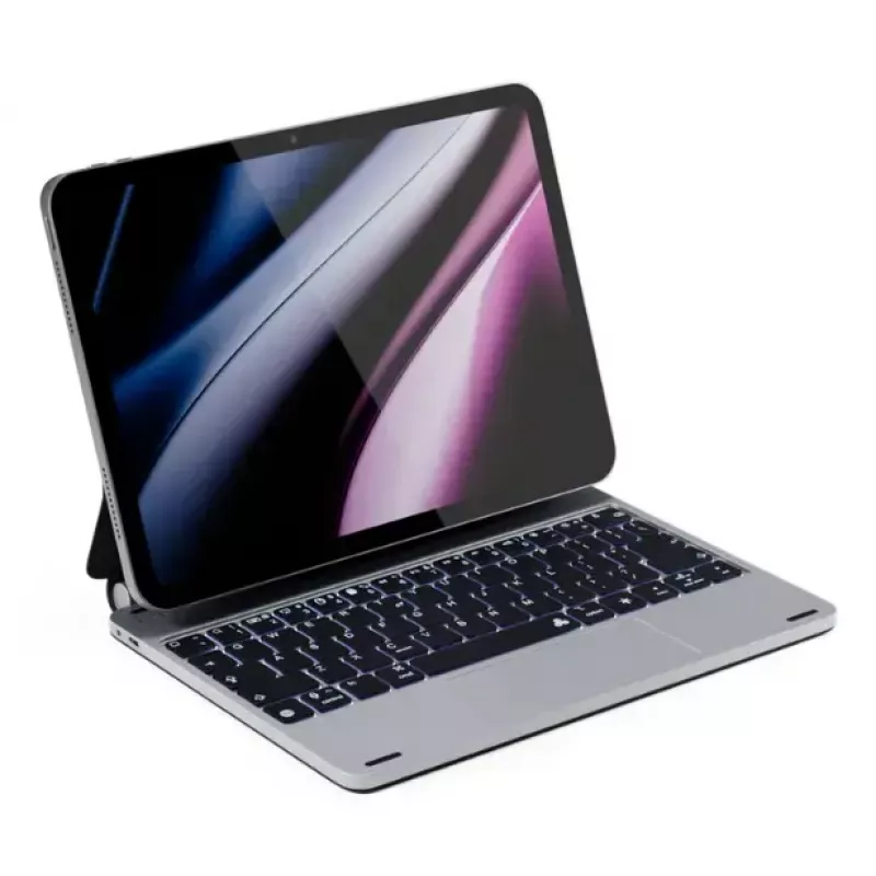 Epico alumīnija tastatūras maciņš Apple iPad Pro 11 inch / iPad Air 10.9 inch / 11 inch (2018–2022), 27.9 cm, Melns