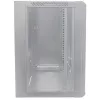 Intellinet 19 collu tīkla skapis - sienas montāža (standarta), 9U, 600mm dziļš, pelēks, plakanā iepakojumā, max 60kg, piemērots arī lietošanai uz galda vai grīdas, lietojamais dziļums 410mm, metāla un stikla durvis, aizmugures panelis, noņemami sāni, sien