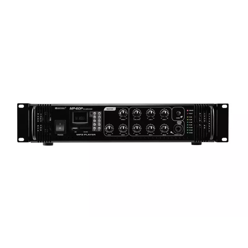 Audio pastiprinātājs Omnitronic 80709611 Performance/stage Melns