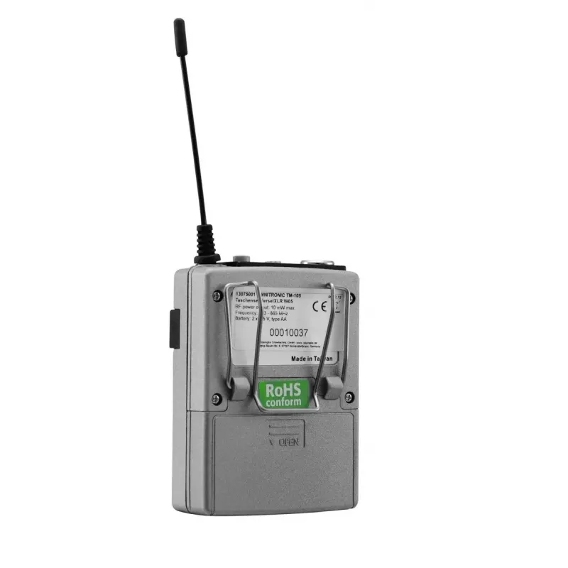 Bodypack raidītājs Omnitronic TM-105