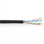Patch kabelis ACT CAT6A U/UTP PVC 305m Melns