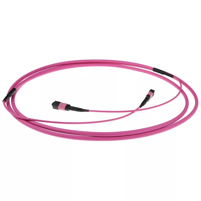 ACT 30 m multimode 50/125 OM4 (OM3) šķiedru kabelis ar MTP/MPO sieviešu savienotājiem