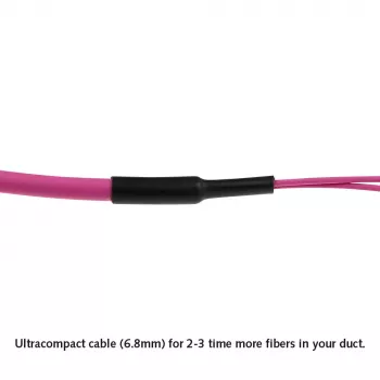 ACT 10 m OM4 daudzmodu 50/125 šķiedru optikas trunk kabelis ar 2 MTP/MPO ligzdām katrā galā