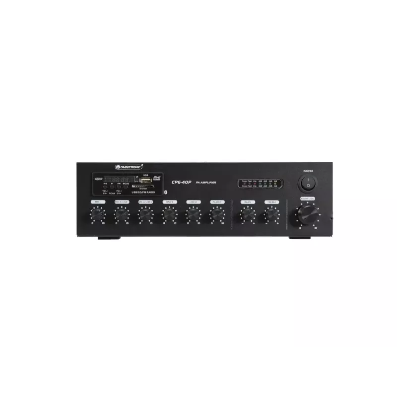 Audio pastiprinātājs Omnitronic 80709605 Performance/Stage Melns