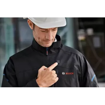 Bosch GHJ 12+18V XA S Professional apsildāma jaka, izmērs S, melna