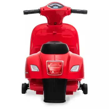Elektriskais skrejritenis Jamara Vespa Mini – 4 riteņi, no 1,6 gadiem, melns/sarkans