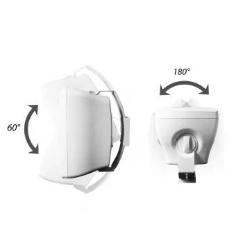 Divvirzienu skaļrunis Omnitronic 11036925 Balts Vadu 40 W
