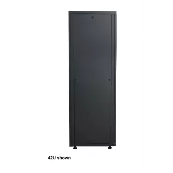 Intellinet 19 collu tīkla skapis - brīvi stāvošs (Basic), 22U, 600x800mm (platums x dziļums), melns, plakanpakā, max 600kg, viena punkta durvju slēdzene, viena slēdzene uz sānu paneli, lietderīgais dziļums 123 līdz 573mm, statīvs, IP20, tērauds