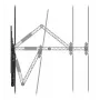 Hama 00220852 TV sienas kronšteins 2.29 m (90 collas) Melns