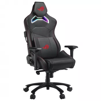 ASUS ROG Chariot X Universāls spēļu krēsls, polsterēts sēdeklis, melns
