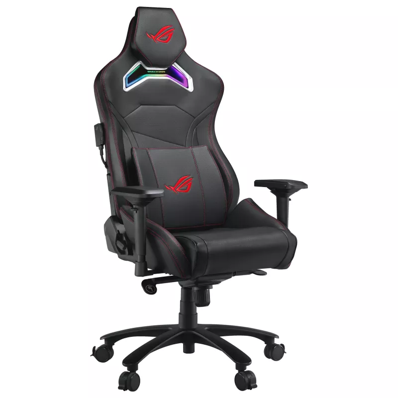 ASUS ROG Chariot X Universāls spēļu krēsls, polsterēts sēdeklis, melns