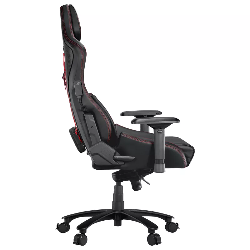 ASUS ROG Chariot X Universāls spēļu krēsls, polsterēts sēdeklis, melns