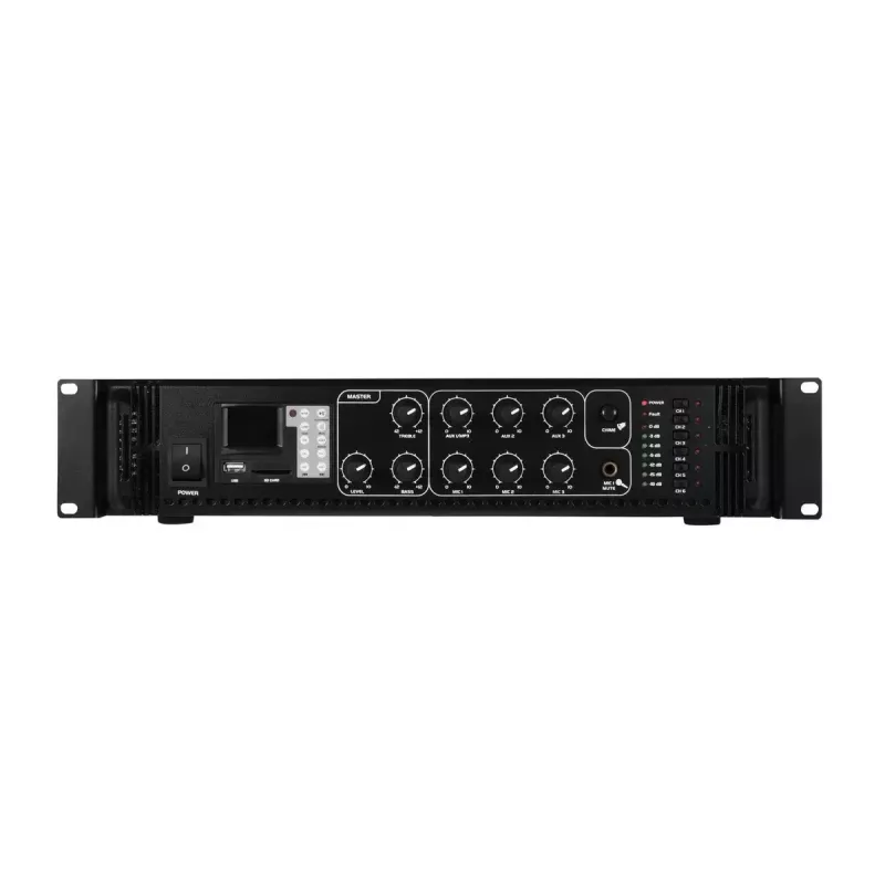 Audio pastiprinātājs Omnitronic 80709752 Performance/stage Melns