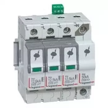 Legrand 412277 Pārsprieguma aizsargs T1+T2 3P+N 12,5kA