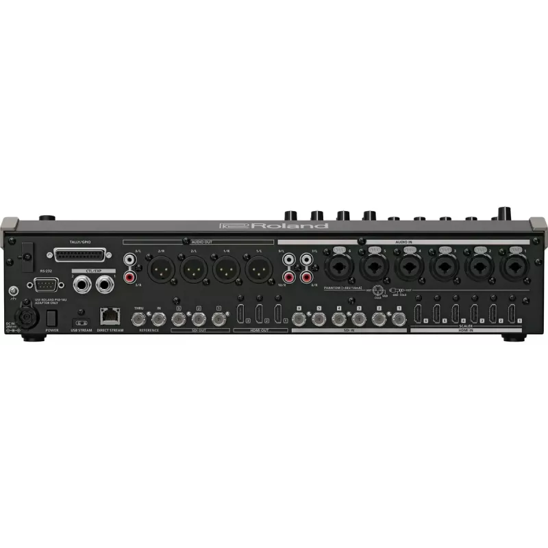 Audio mikseris Roland VR-120HD 42 kanāli 24 bit 48 kHz Melns