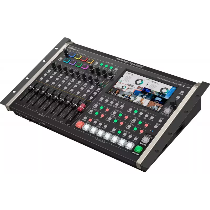 Audio mikseris Roland VR-120HD 42 kanāli 24 bit 48 kHz Melns