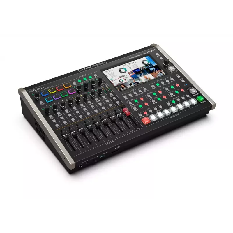 Audio mikseris Roland VR-120HD 42 kanāli 24 bit 48 kHz Melns