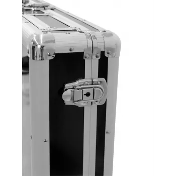 Flight case Roadinger 30125346 DJ kontrolierim Saplāksnis Melns Sudrabs