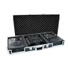 Flight case Roadinger 30125346 DJ kontrolierim Saplāksnis Melns Sudrabs