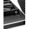 Flight case Roadinger 30125346 DJ kontrolierim Saplāksnis Melns Sudrabs